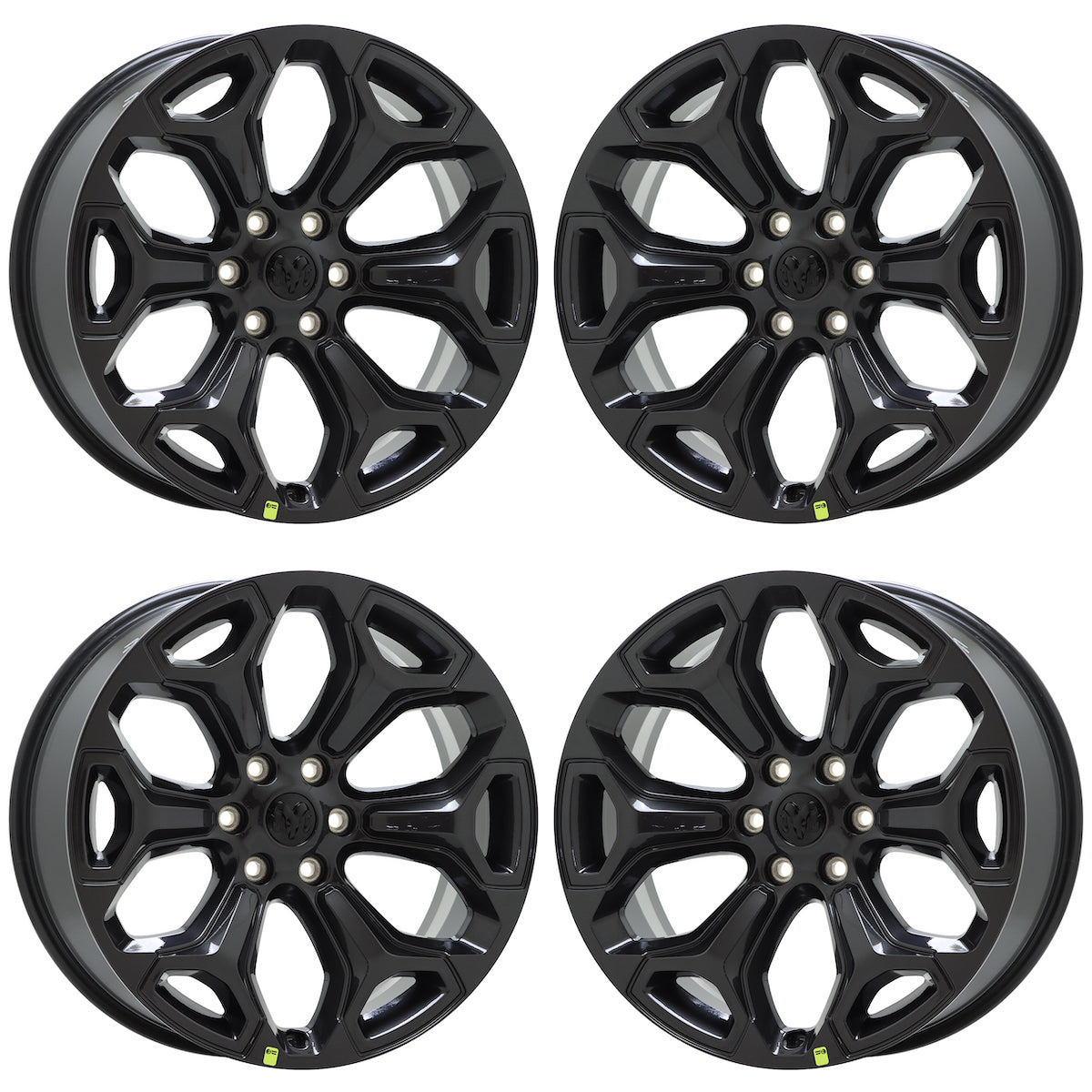 NEW - 22" Dodge Ram 1500 Truck Black wheels rims Factory OEM 2019-2024 set 2685